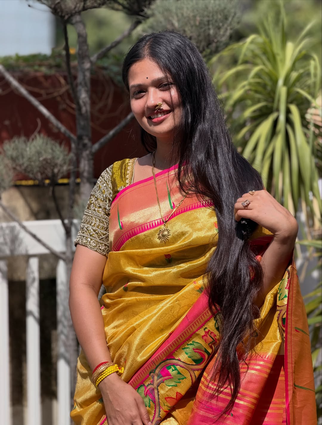 Gautami Patil Paithani Saree Look