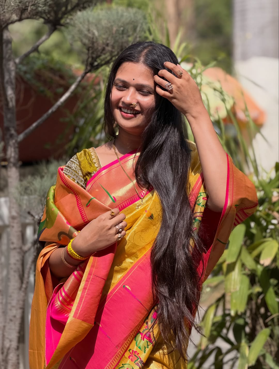 Gautami Patil Paithani Saree Look