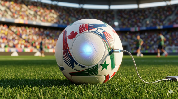 FIFA 2026 Smart Football Trionda featuring AI technology | Trionda AI Football Technology with advanced motion sensors | फिफा २०२६ विश्वचषकाचा अधिकृत ट्रिओन्डा स्मार्ट फुटबॉल | एआय तंत्रज्ञान असलेला ट्रिओन्डा फुटबॉल