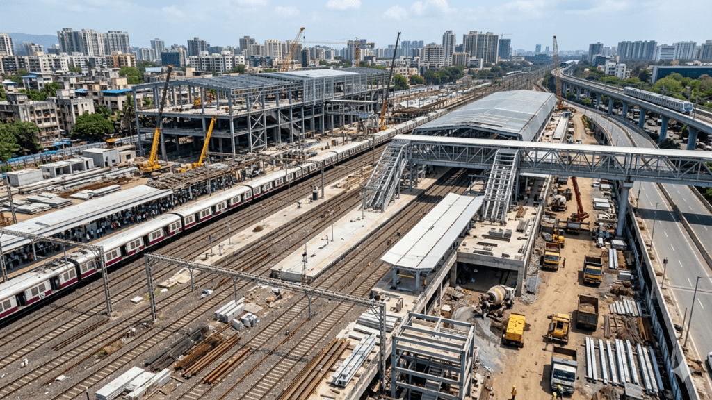 Borivali railway station crowd management updates | Kandivali new railway hub Mumbai | Western Railway station redevelopment project | Ashwini Vaishnaw Mumbai local train updates Borivali railway station crowd management updates | Kandivali new railway hub Mumbai | Western Railway station redevelopment project | Ashwini Vaishnaw Mumbai local train updates