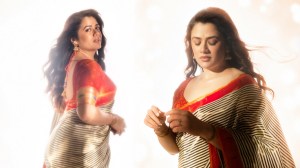 Photos: ‘नॅशनल क्रश’ गिरीजा ओकचं स्ट्राइप्स मुनिया पैठणी साडीत खास फोटोशूट