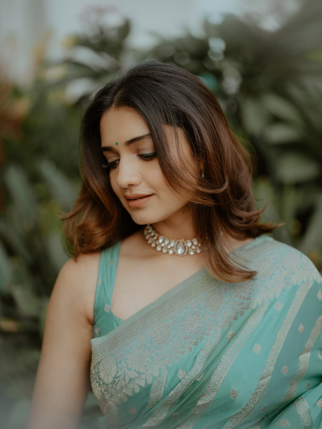 Hruta Durgule Saree Look