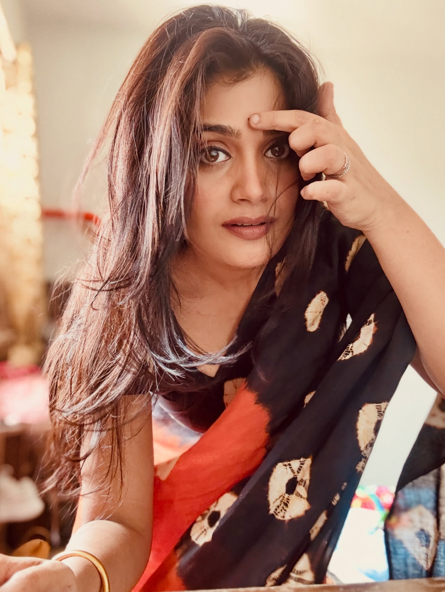 Isha Keskar Bandhani Saree Look