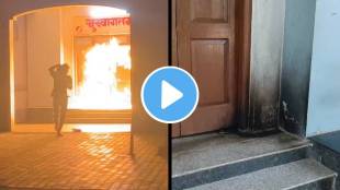 Ravikant Tupkar hunger strike Buldhana | Khamgaon SDO office fire incident | Maharashtra farmers loan waiver protest 2026 | Chikhali Khamgaon road rasta roko