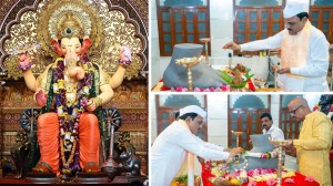 लालबागच्या राजाचे ‘श्री गणेश मुहूर्त पूजन २०२६’ उत्साहात पार पडले, पाहा खास फोटो