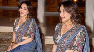Madhuri Dixit Maa Behen Movie Saree Look