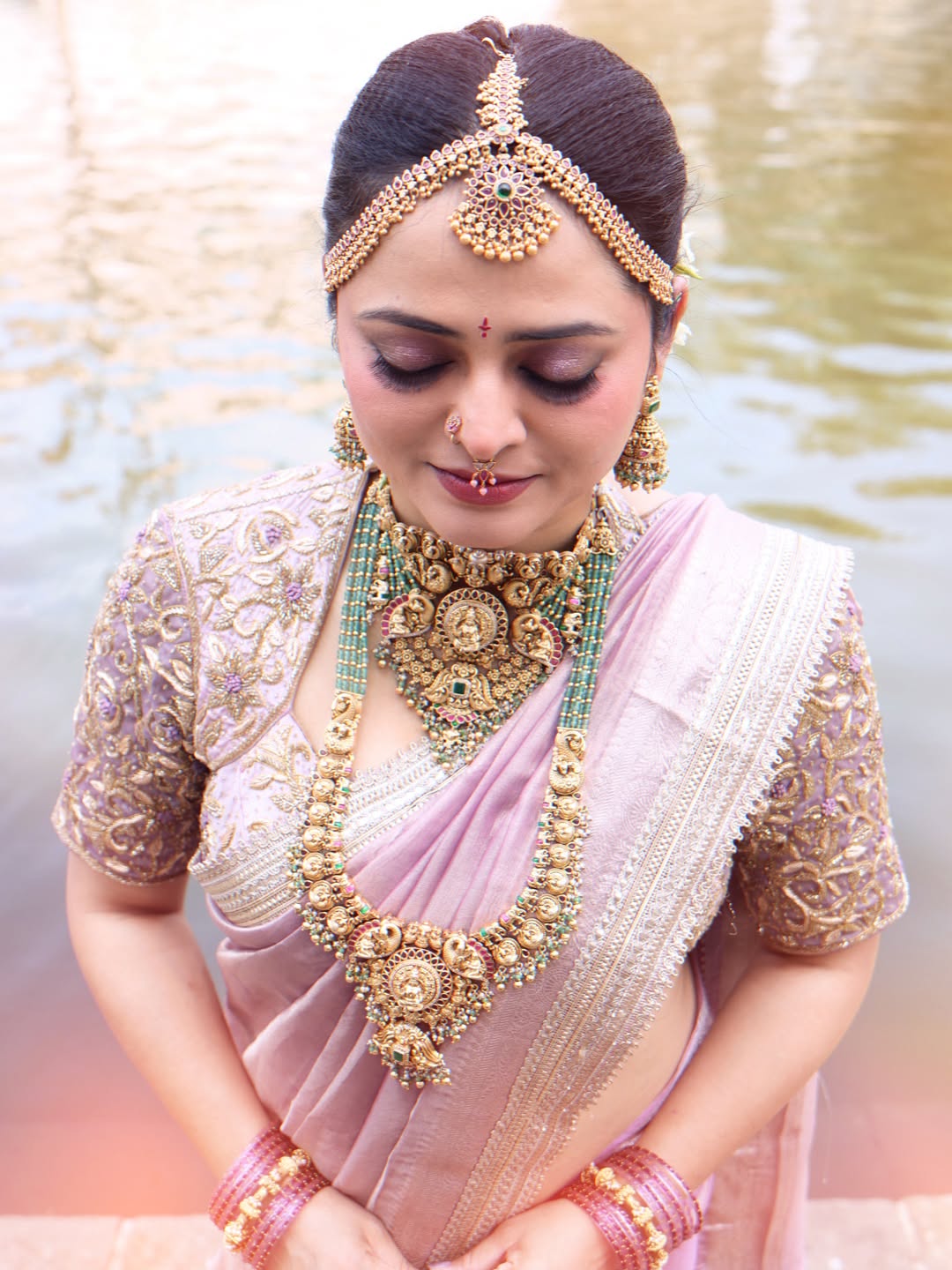Monika Dabade Saree South Indian Look