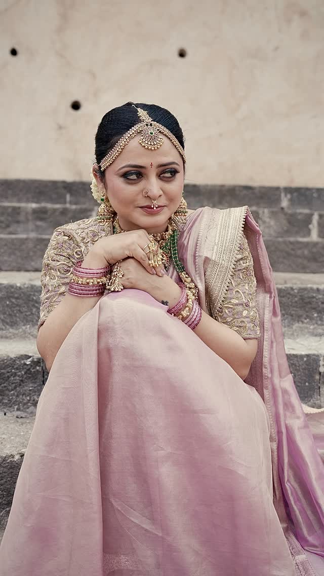 Monika Dabade Saree South Indian Look