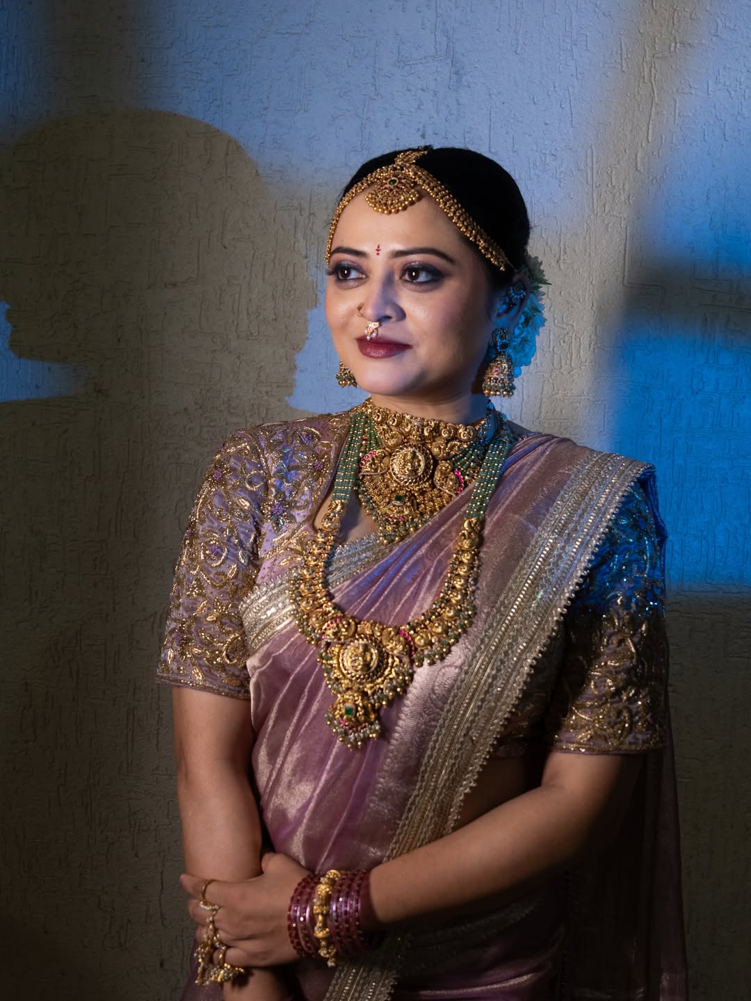 Monika Dabade Saree South Indian Look
