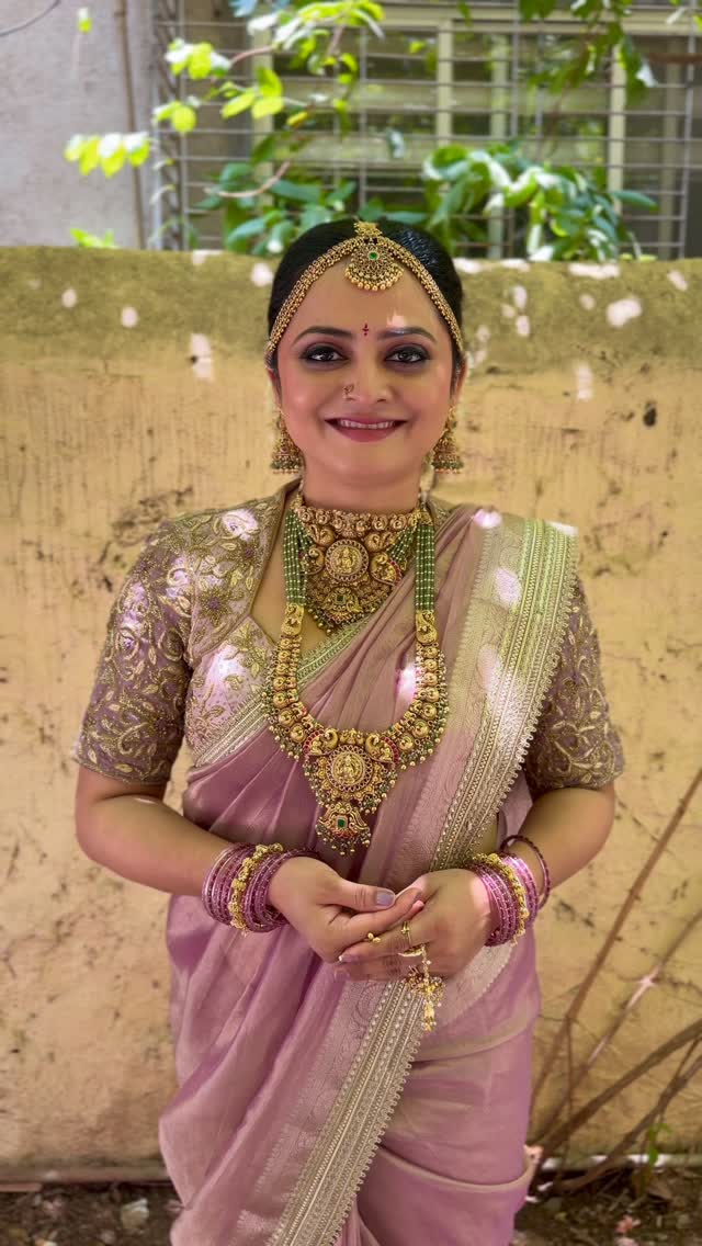 Monika Dabade Saree South Indian Look