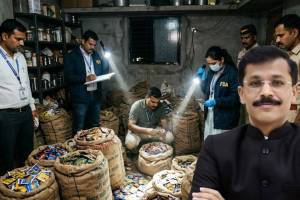 IAS Tukaram Mundhe action in Nagpur | Nagpur FDA raid scented tobacco seized | Pachpaoli police station FIR Azhar Qureshi | Maharashtra Gutkha ban implementation food and drug administration
