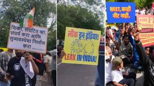 Photos : ‘NEET काही नीट नाही’ ते ‘शिका, संघटित व्हा…’; ‘कॉक्रोच जनता पार्टी’च्या आंदोलनातील पोस्टर्सची चर्चा