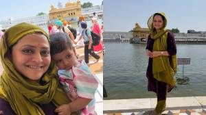 Photos : छोट्या लेकीबरोबर ‘ठरलं तर मग’ फेम अभिनेत्री पोहोचली अमृतसरला; सुवर्णमंदिरात घेतले दर्शन