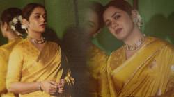 Photos: रूप असं की नजर हटेना! ‘नॅशनल क्रश’ गिरिजा ओकचा पारंपरिक पिवळ्या साडीत मनमोहक अंदाज