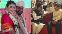 Photos: निखिल चव्हाण व अनुष्का सरकटेच्या लग्नाला ‘या’ राजकीय नेत्यांची मांदियाळी!