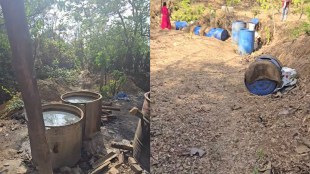 Vasai Virar illegal liquor den raid | Virar police hooch action | Crime news Palghar Maharashtra | Anti narcotics cell operation