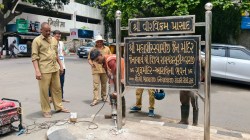 मलबार हिल परिसरातील गुजराती भाषेतील फलक हटवले