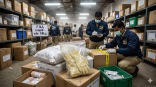 fda commissioner tukaram mundhe action mumbai | unsterilized surgical gloves bandages government hospitals | fda raid bhiwandi wada medical equipment seizure | mumbai municipal corporation hospital medicine supply scam