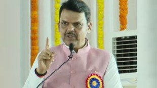 devendra-fadnavis speech dombivli pimpleshwar temple | cm devendra fadnavis voice issue during speech | ravindra chavan pimpleshwar mahadev mandir dombivli | mahayuti government midc land transfer controversy