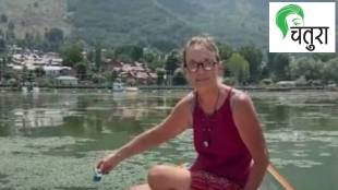 Dutch woman Alise Spanderman cleaning Dal Lake | Srinagar Kashmir tourism environment story | Dal Lake Ki Maa eco warrior | Dal Lake cleanliness drive single handed initiative