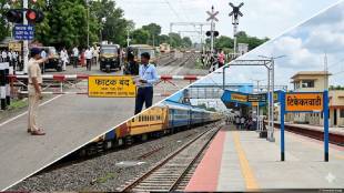central railway solapur division level crossing safety awareness | tikekarwadi railway station electronic interlocking modernization | pune solapur railway track upgradation gate safety | indian railways level crossing gate rules guidelines marathi