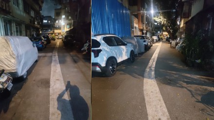 मुंबईतील रस्त्यांवरील पांढऱ्या पट्ट्यांच्या वादात मनसेची उडी; दादरमध्ये रंगवलेले पट्टे हटवण्याची महानगरपालिकेची मोहीम