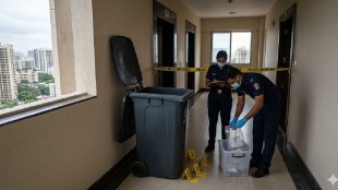 Thane police crime scene investigation | Majivada Thane highrise building incident | Kapurbawdi police station Thane | Newborn baby found dead in Thane dustbin