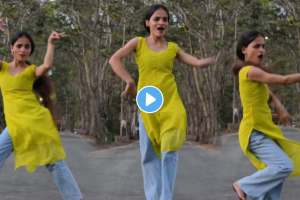 Young Girl dance on hil pori hila
