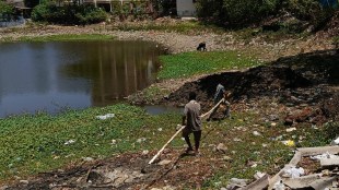 Vasai Papdi lake illegal water pumping by builder | Bondali talao water theft case Vasai Virar | Milind Khanolkar complaint on Vasai water depletion | Vasai Virar Municipal Corporation action on illegal water lifting