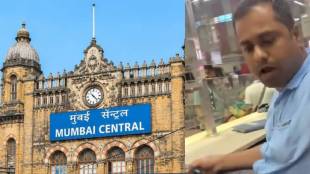 Mumbai Central railway station Marathi language row | MNS protest at Mumbai Central station superintendent office | Railway staff refuse to speak Marathi video controversy | Western Railway employee disciplinary action inquiry