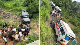 mumbai goa highway accident near sawantwadi | thar car accident nemle sindhudurg | konkan accident news today | marathi news loksatta crime accident
