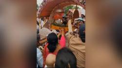 ‘श्रीं’च्या पालखीचा राजवैभवी थाट, राजराजेश्वरनगरीत ‘गण गण गणांत बोते’चा जयघोष; भक्तिमय वातावरणात स्वागत