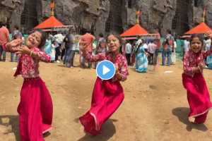 Girl dance at ekvira devi temple