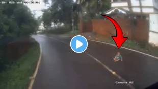 Shocking video Kerala Bus Driver's Quick Thinking Saves Toddler Who Crawled Onto Highway Road In Malappuram