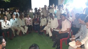 nanded collector rahul kardile limbgaon village visit | rural development maharashtra government scheme inspection | sachin khallal sanjay warkad nanded administration | sanjiv kulkarni loksatta marathwada news update