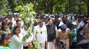 Forest Minister Ganesh Naik Mumbai | Sanjay Gandhi National Park Borivali | Maharashtra 300 Crore Tree Plantation Campaign | Devendra Fadnavis Green Revolution Maharashtra
