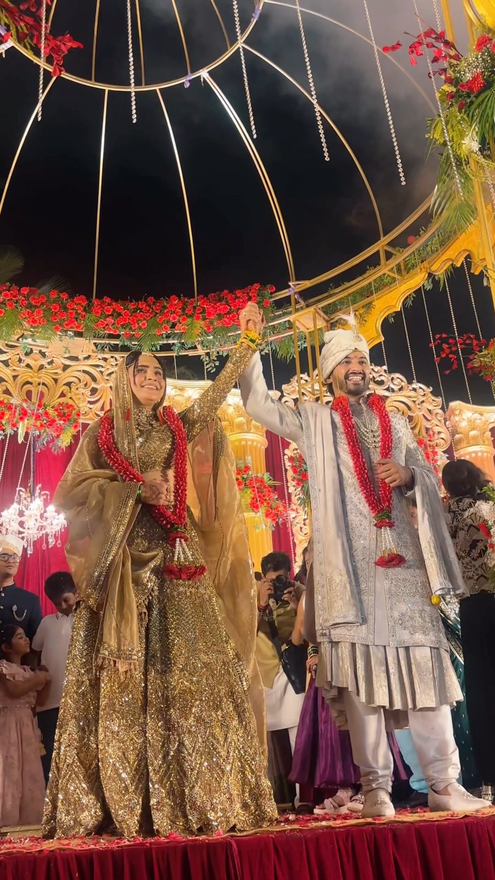 Nikhil Chavan Anushka Sarkate Visited Tuljapur After Wedding
