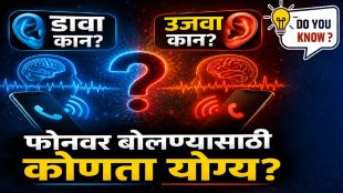 Research on left ear versus right ear usage while talking on a mobile phone