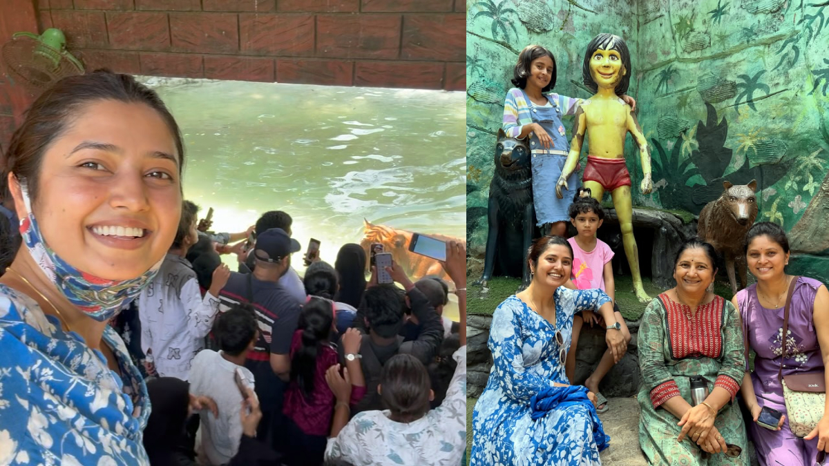 Prajakta Mali Rani Baug Byculla With Family