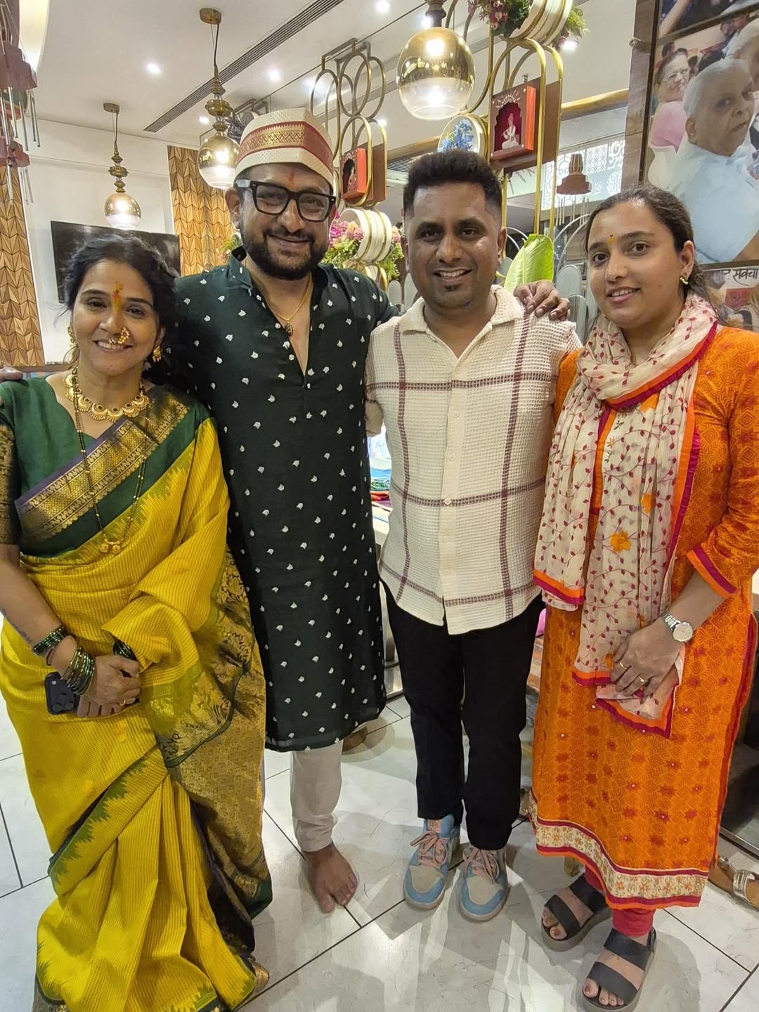 Prasad Oak Manjiri Oak Celebrated Adhik Maas With Actors