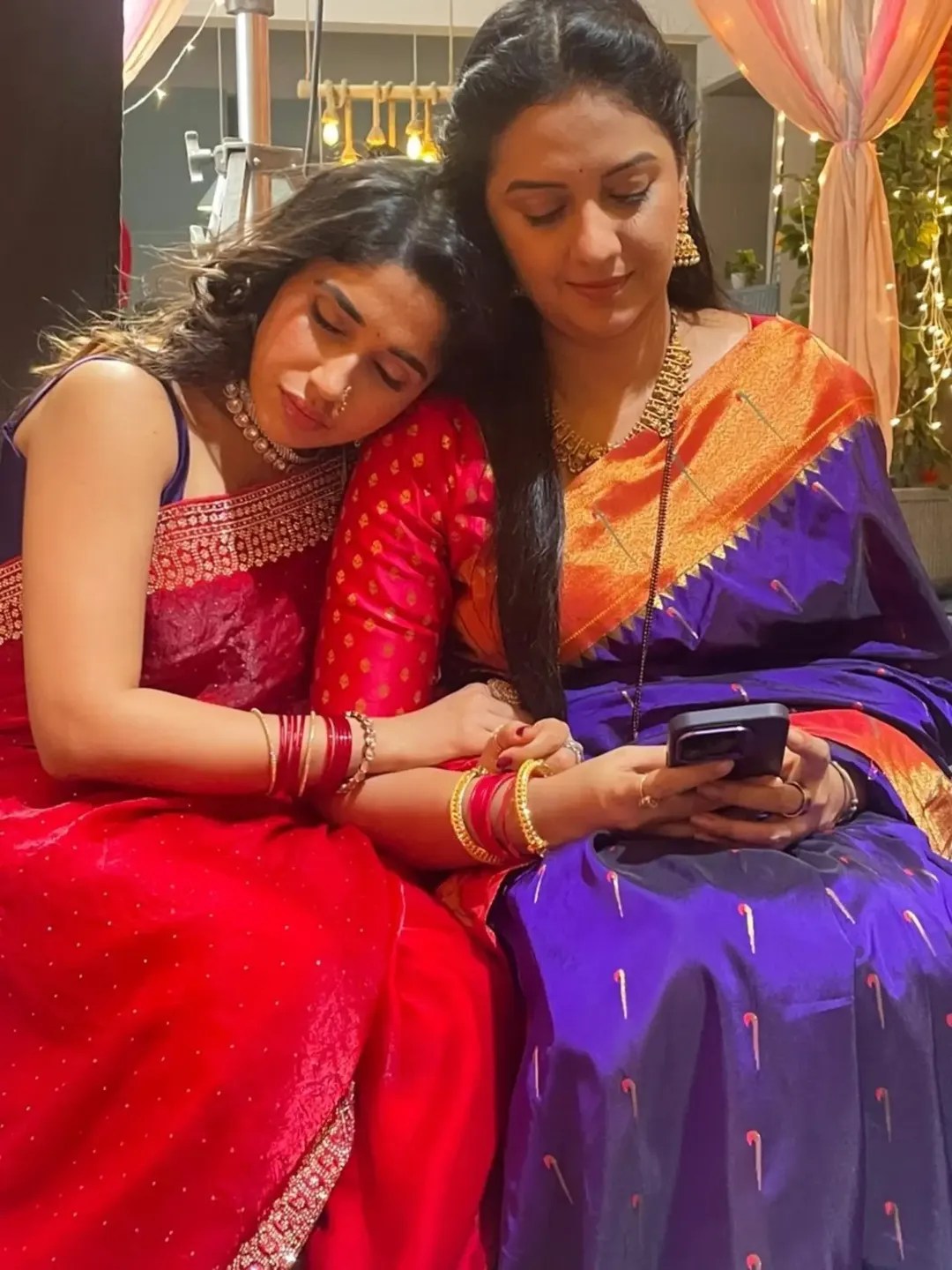 Purniemaa Dey Designer Saree Look