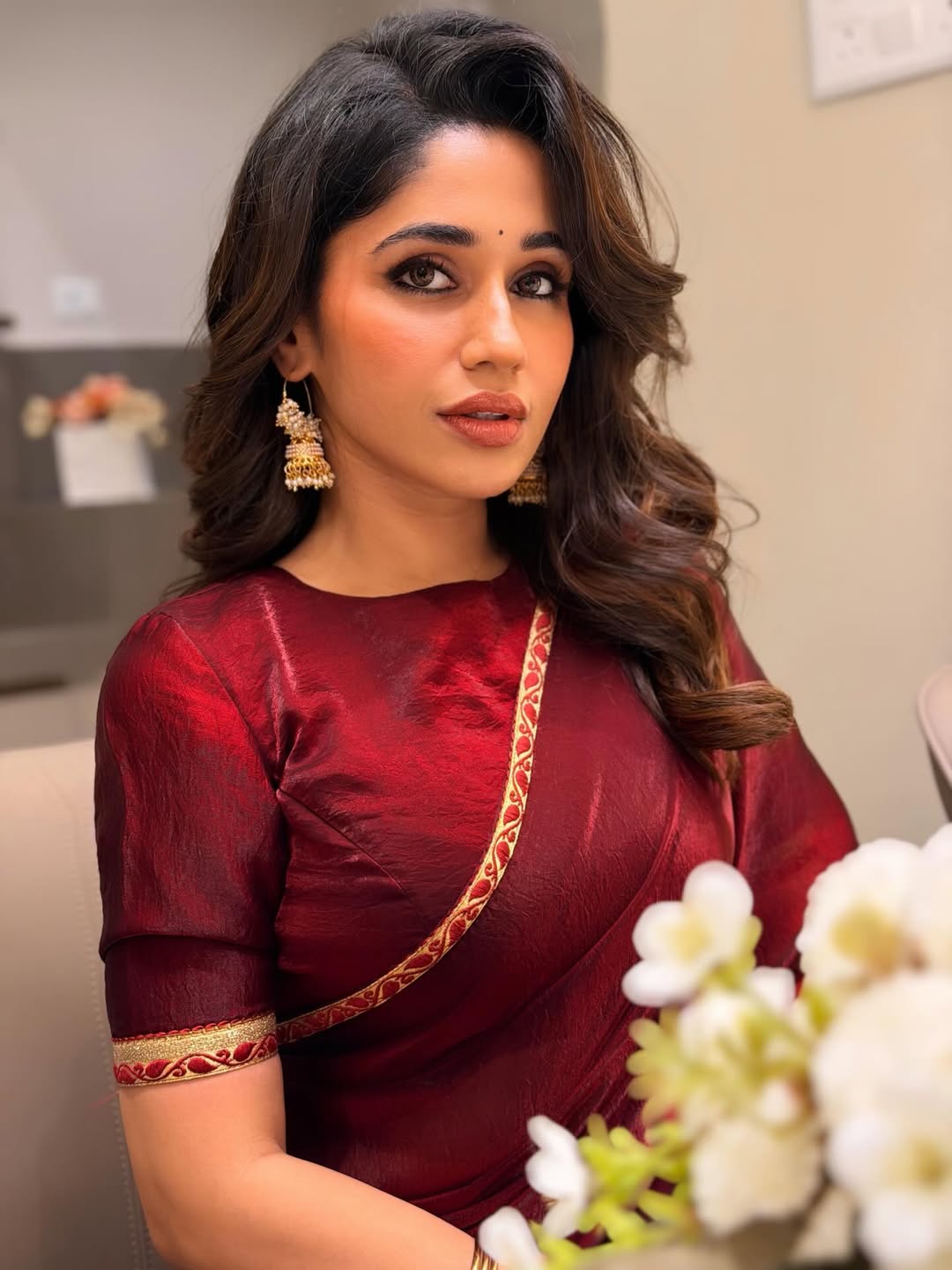 Purniemaa Dey Designer Saree Look