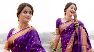 Photos: जांभळी पैठणी आणि मोत्यांचा साज; रेवती लेलेच्या नव्या फोटोशूटने वेधलं चाहत्यांचं लक्ष
