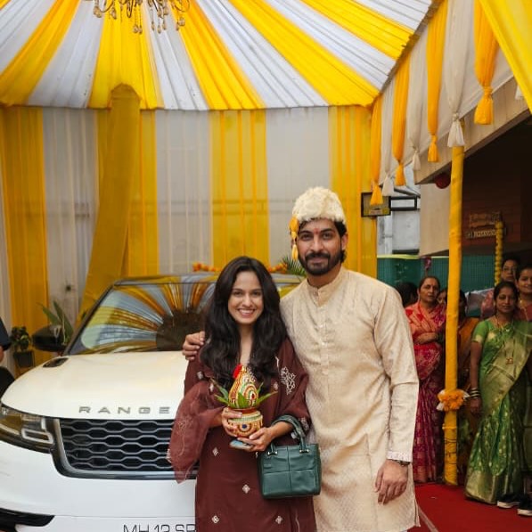 Shivani Baokar Nikhil Chavan Anushka Sarkate Wedding