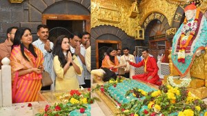 Photos: ‘लागीर झालं जी’ फेम शिवानी बावकरने श्वेता शिंदेसह घेतले शिर्डीच्या साईबाबांचे दर्शन