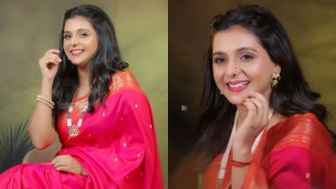 Shivani Naik Pink Paithani Saree Look