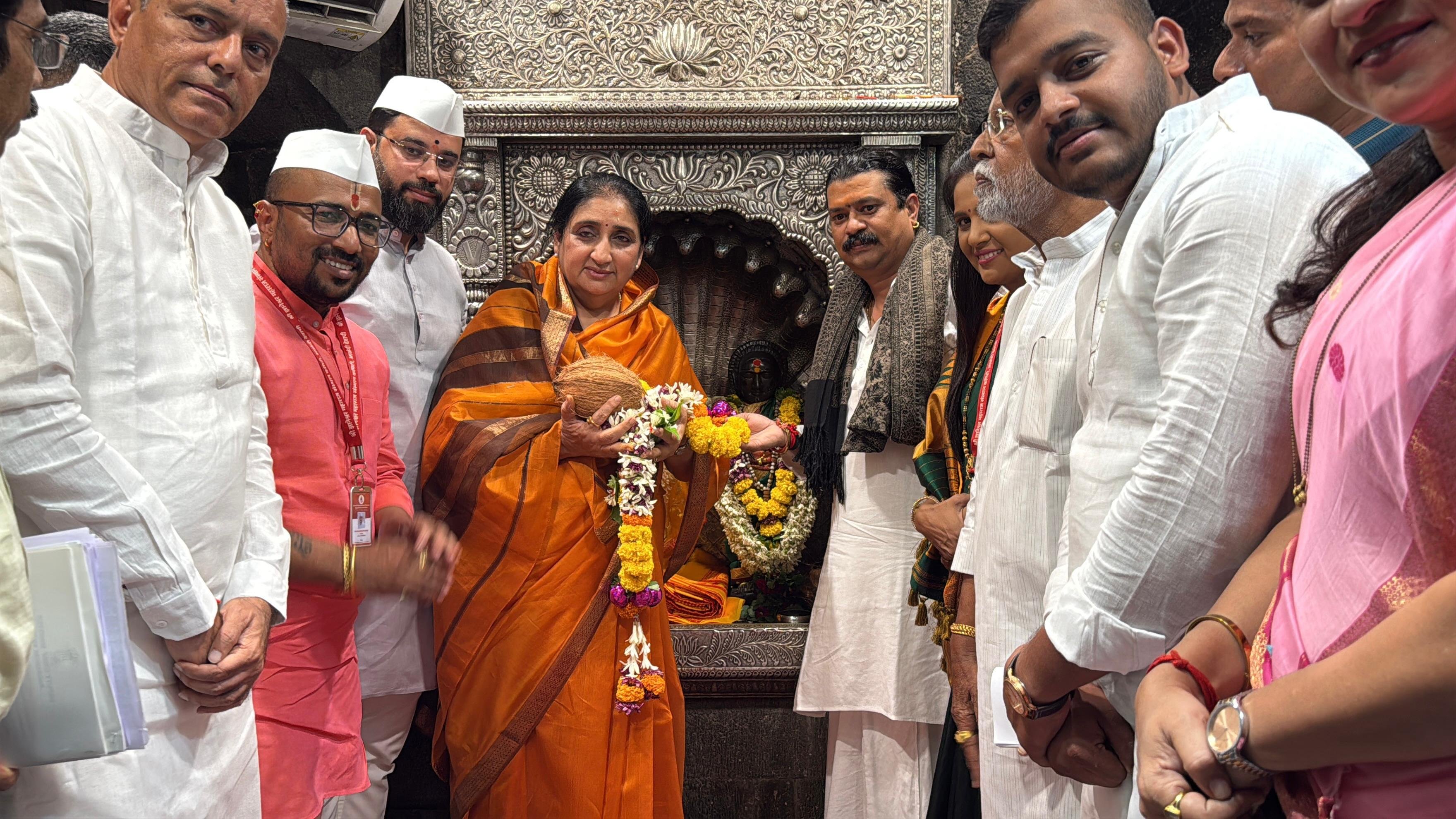 Sunetra Ajit Pawar Alandi Pune