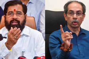 Shiv Sena (UBT) chief Uddhav Thackeray and Maharashtra Deputy CM Eknath Shinde. (File Photo)