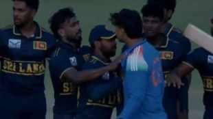 Vaibhav Sooryavanshi Controversy Sri lankan player fined by match referee after on field spat INDA vs SLA