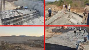 Kholsapada Dam 2 construction updates Vasai Virar | Vasai Virar Municipal Corporation VVMC water supply | Commissioner Prithviraj BP inspects dam work | Amrut 2 Yojana water tank projects Maharashtra